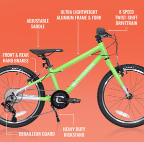 20" CYCLE Kids Bike Special Technical Features